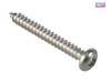 ForgeFix - Self-Tapping Screw Pozi Pan A2 SS 1.1/2in x 10 ForgePack 10