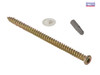 ForgeFix - Concrete Frame Screw Torx® Compatible High-Low Thread ZYP 7.5 x 182mm Box 100