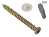 ForgeFix - Concrete Frame Screw Torx® Compatible High-Low Thread ZYP 7.5 x 82mm Box 100