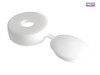 ForgeFix - Hinged Cover Caps White No.6-8 Forge Pack 20