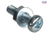 ForgeFix - Machine Screw Pozi Pan Head ZP M3 x 12mm Forge Pack 25