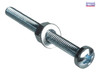 ForgeFix - Machine Screw Pozi Pan Head ZP M4 x 40mm Forge Pack 10