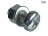 ForgeFix - Machine Screw Pozi Pan Head ZP M5 x 12mm Forge Pack 14