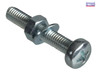 ForgeFix - Machine Screw Pozi Pan Head ZP M5 x 30mm Forge Pack 8