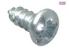 ForgeFix - Self-Tapping Screw Pozi Pan Head ZP 1/4in x 4 Forge Pack 80