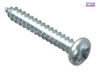 ForgeFix - Self-Tapping Screw Pozi Pan Head ZP 1in x 8 Forge Pack 25
