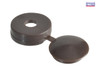 ForgeFix - Hinged Cover Cap Dark Brown No. 10-12 Bag 100