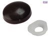 ForgeFix - Domed Cover Cap Black No. 6-8 Bag 25