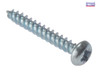 ForgeFix - General Purpose Pozi Screw Round Head TT ZP 2in x 8 Box 200