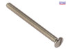 ForgeFix - Socket Screw Slotted Raised Head Nickel Plated 3.5 x 75mm Bag 100