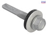 ForgeFix - TechFast Hex Roofing Screw Self-Drill Heavy Section 5.5 x 32mm Pack 100