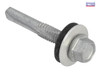 ForgeFix - TechFast Hex Head Roofing Screw Self-Drill Heavy Section 5.5 x 35mm Pack 100