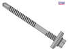 ForgeFix - TechFast Composite Panels to Steel Hex Screw No.3 Tip 5.5 x 115mm Box 100