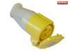 Faithfull Power Plus - Yellow Socket 16 Amp 110 Volt