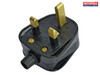 Faithfull Power Plus - Black Plug 240 Volt 13 Amp