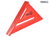 Fisco - X55E Red Plastic Rafter Angle Square 175mm