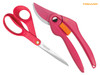 Fiskars - Inspiration Ruby Pruner & Scissor Set