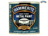 Hammerite - Direct to Rust Hammered Finish Metal Paint White 250ml
