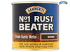Hammerite - No.1 Rust Beater Paint Dark Brown 250ml