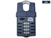 Henry Squire - CP50CS Combination Padlock 4-Wheel Closed Shackle 50mm