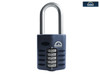 Henry Squire - CP60/2.5 Combination Padlock 5-Wheel 60mm Extra Long Shackle 63mm