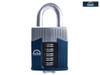Henry Squire - Warrior High-Security Open Shackle Combination Padlock 65mm