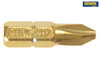 IRWIN - Screwdriver Bits Phillips PH2 25mm Titanium Pack of 2