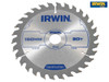 IRWIN - Construction Circular Saw Blade 150 x 20mm x 30T ATB