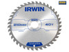 IRWIN - Construction Circular Saw Blade 210 x 30mm x 40T ATB