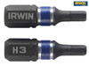 IRWIN - Impact Screwdriver Bits Hex 3 25mm Pack of 2