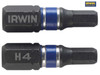 IRWIN - Impact Screwdriver Bits Hex 4 25mm Pack of 2