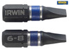 IRWIN - Impact Screwdriver Bits Slotted 6.5 x 25mm Pack of 2