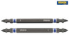IRWIN - Impact Double Ended Screwdriver Bits Pozi PZ1 100mm Pack of 2
