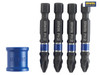 IRWIN - Impact Magnetic Screwdriver Bit Set of 5 Phillips PH2