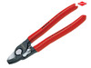 Knipex - Cable Shears with Return Spring PVC Grip 160mm (6.1/4in)