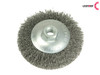 Lessmann - Conical Bevel Brush 100mm M14 Bore 0.35 Steel Wire