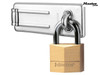 Master Lock - Hasp 89mm + Solid Brass Padlock 40mm