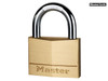Master Lock - Solid Brass 70mm Padlock 6-Pin