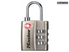 Master Lock - TSA 3-Digit Combination Nickel Finish 30mm Padlock
