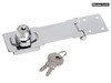 Master Lock - Chrome Plated Steel Locking Hasp 117mm