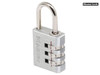 Master Lock - Aluminium 30mm 3-Digit Combination Padlock