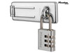 Master Lock - Hasp 89mm + 3-Digit Combination Padlock 30mm