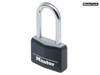 Master Lock - Aluminium Black Vinyl Cover 40mm Padlock 4-Pin - 38mm Shackle