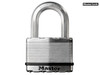 Master Lock - Excell™ Laminated Steel 50mm Padlock - 25mm Shackle
