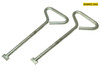Monument - MLK06 Manhole Lifting Keys (Pack of 2) 150mm (6in)
