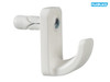 Plasplugs - White Single Hollow Door Hook (1)