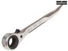 Priory - 604 Reversible Ratchet Scaffold Spanner 19 x 21mm Steel