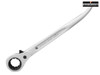 Priory - 604 Short Bent Reversible Ratchet Podger 19 x 21mm White
