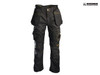 Roughneck Clothing - Black Holster Work Trousers Waist 38in Leg 33in