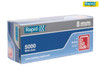 Rapid - 53/8B 8mm Galvanised Staples Box 5000